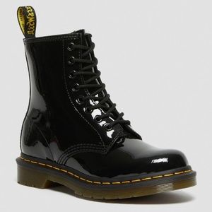 Dr. Martens 1460 Women's Black Patent Leather Boots size 6
